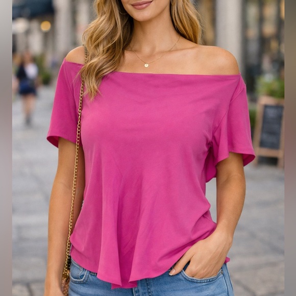 Trina Turk Women’s Off-The-Shoulder Blouse L 15876 - Picture 2 of 3